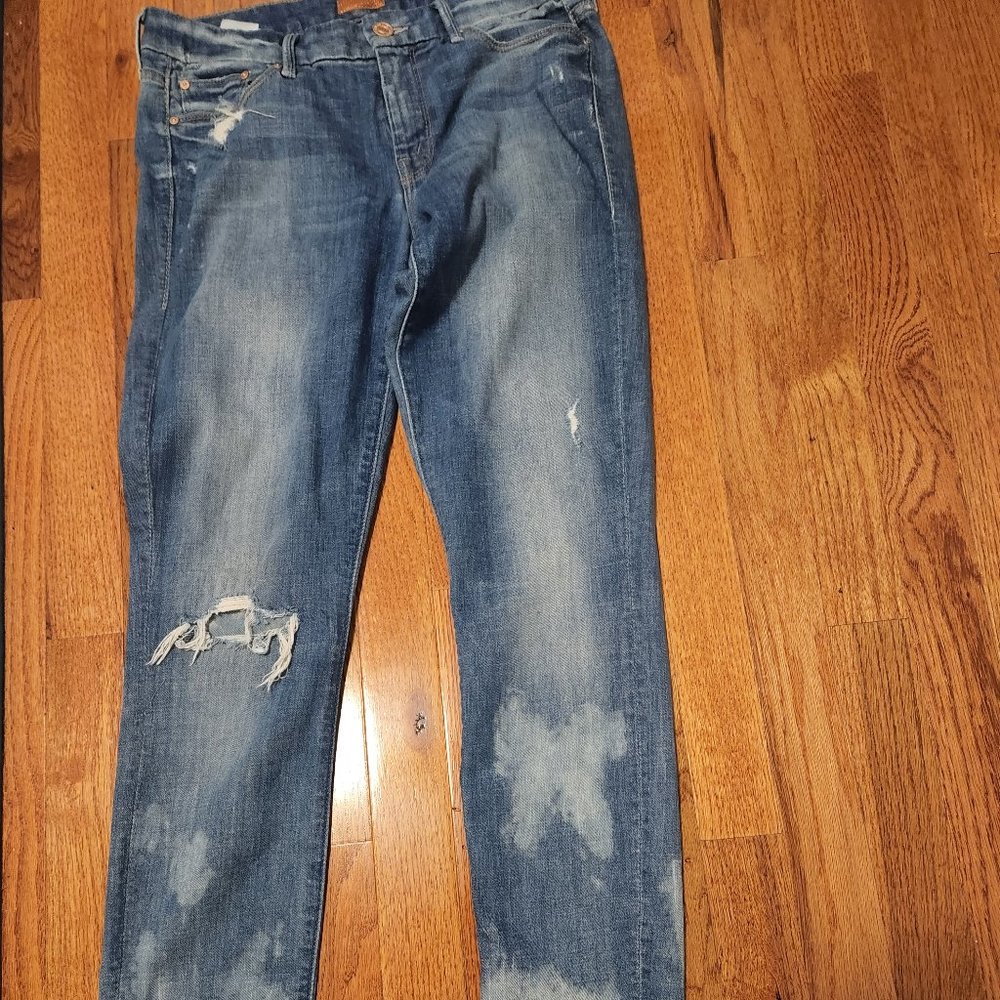 Mother Distressed Jeans The Looker